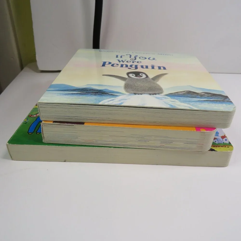Board Books (3) LIKE NEW Little Engine, Penguin, Chicka Chicka
